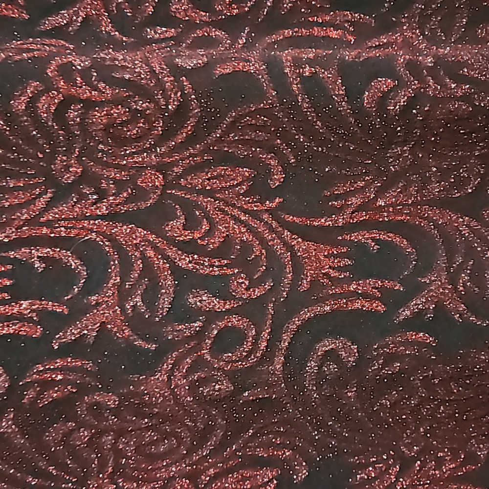 Large Irma Red and Black - Metalic Thread - Picture 2 of 6